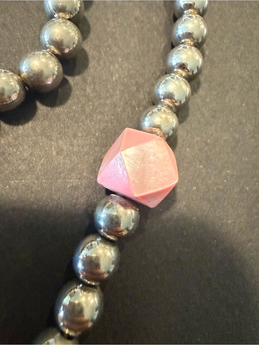 1980s Sterling Beaded Lee Sanda Inspired Abstract Necklace and Bracelet - Picture 5 of 15